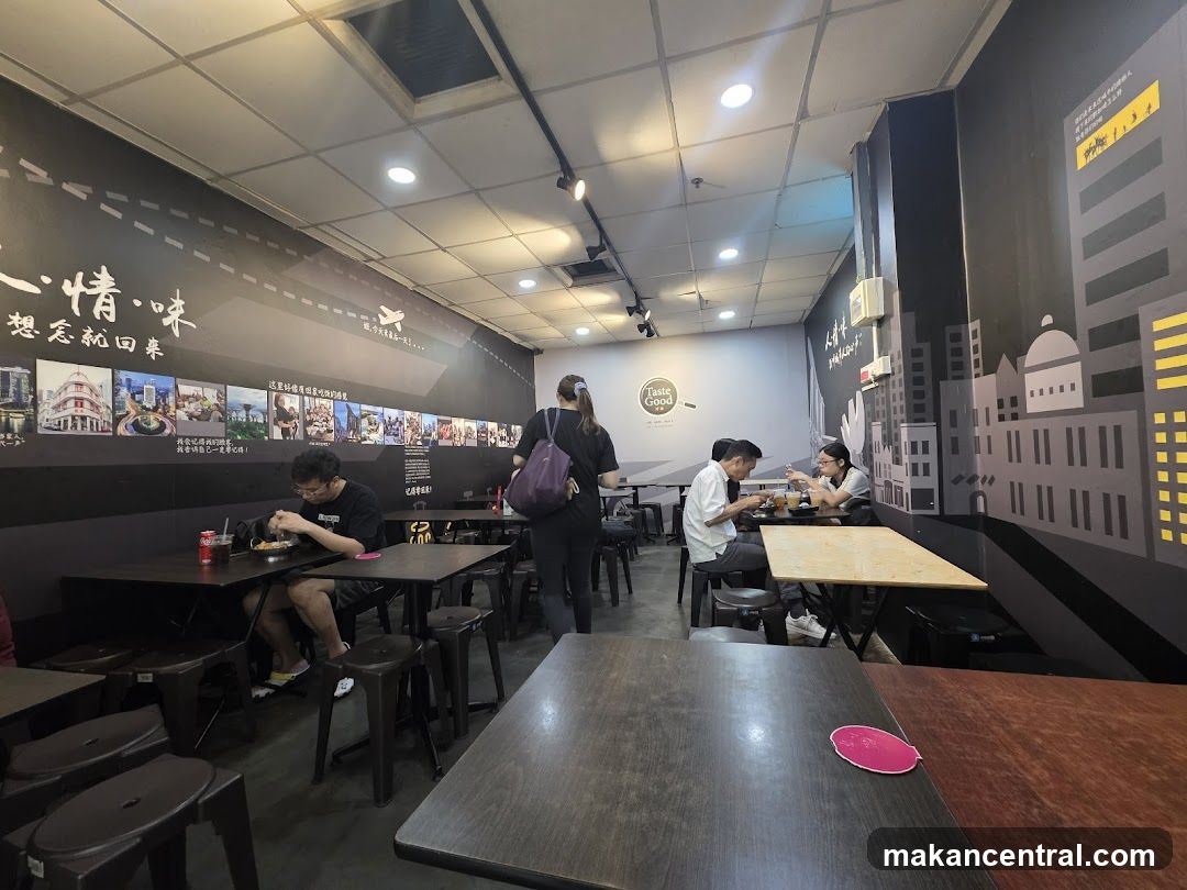 Restaurant Interior with Diners
