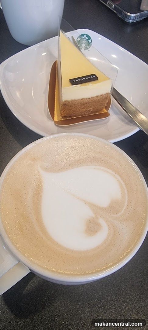 Starbucks Coffee and Cake