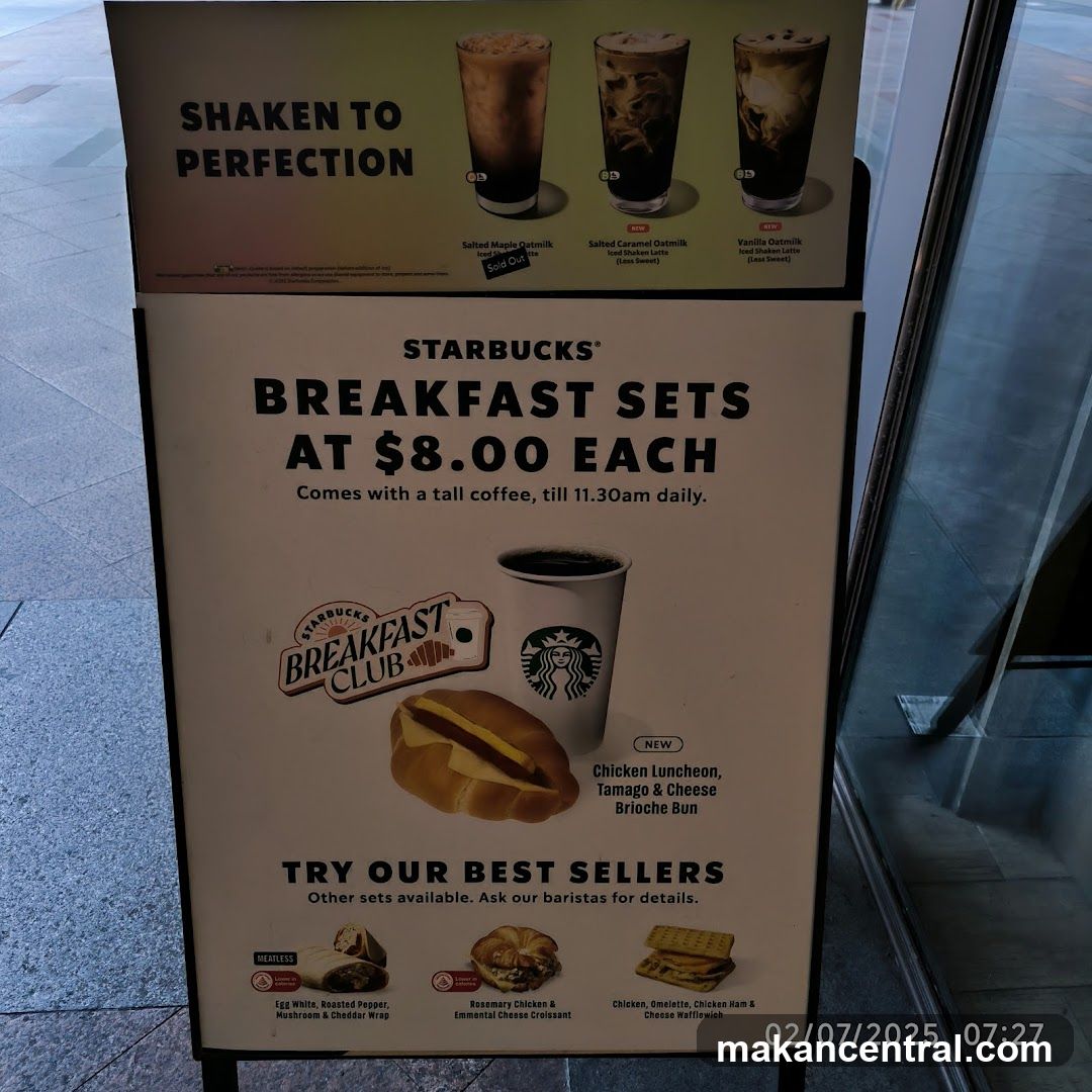 Starbucks Breakfast Sets