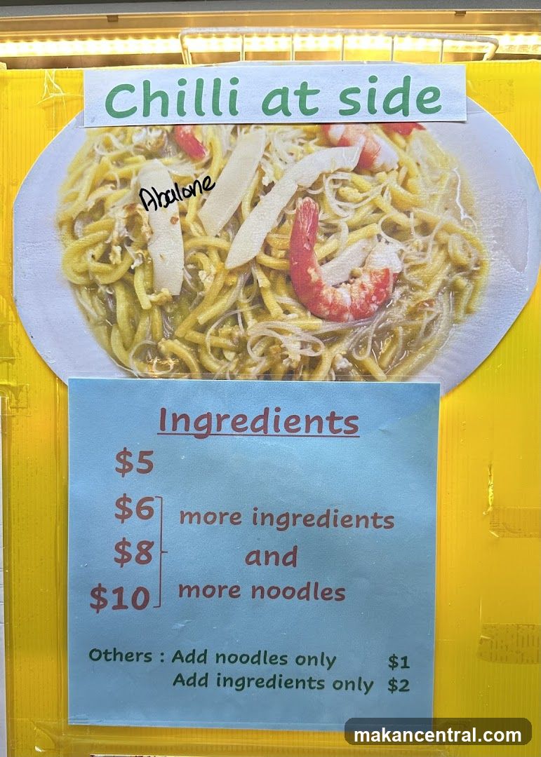 Chilli at side Ingredients