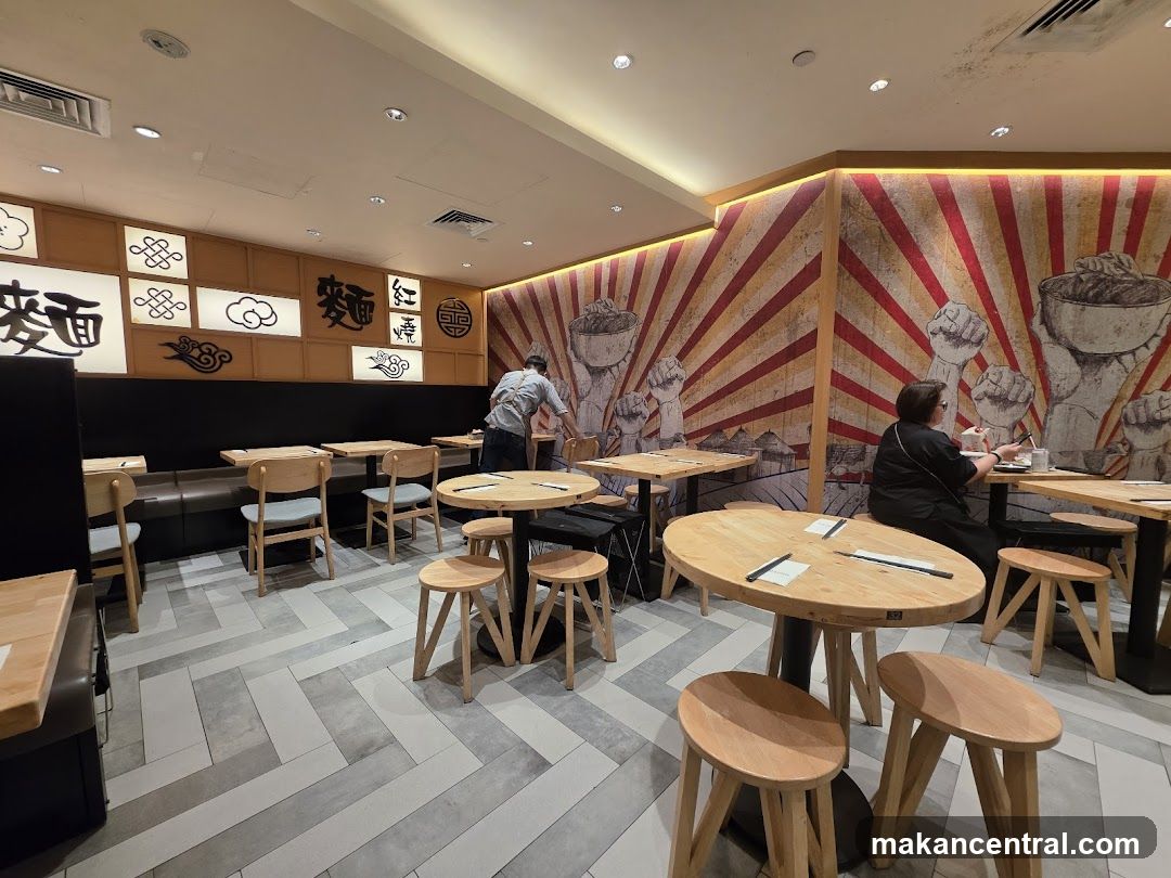 Restaurant Interior with Asian-Inspired Decor