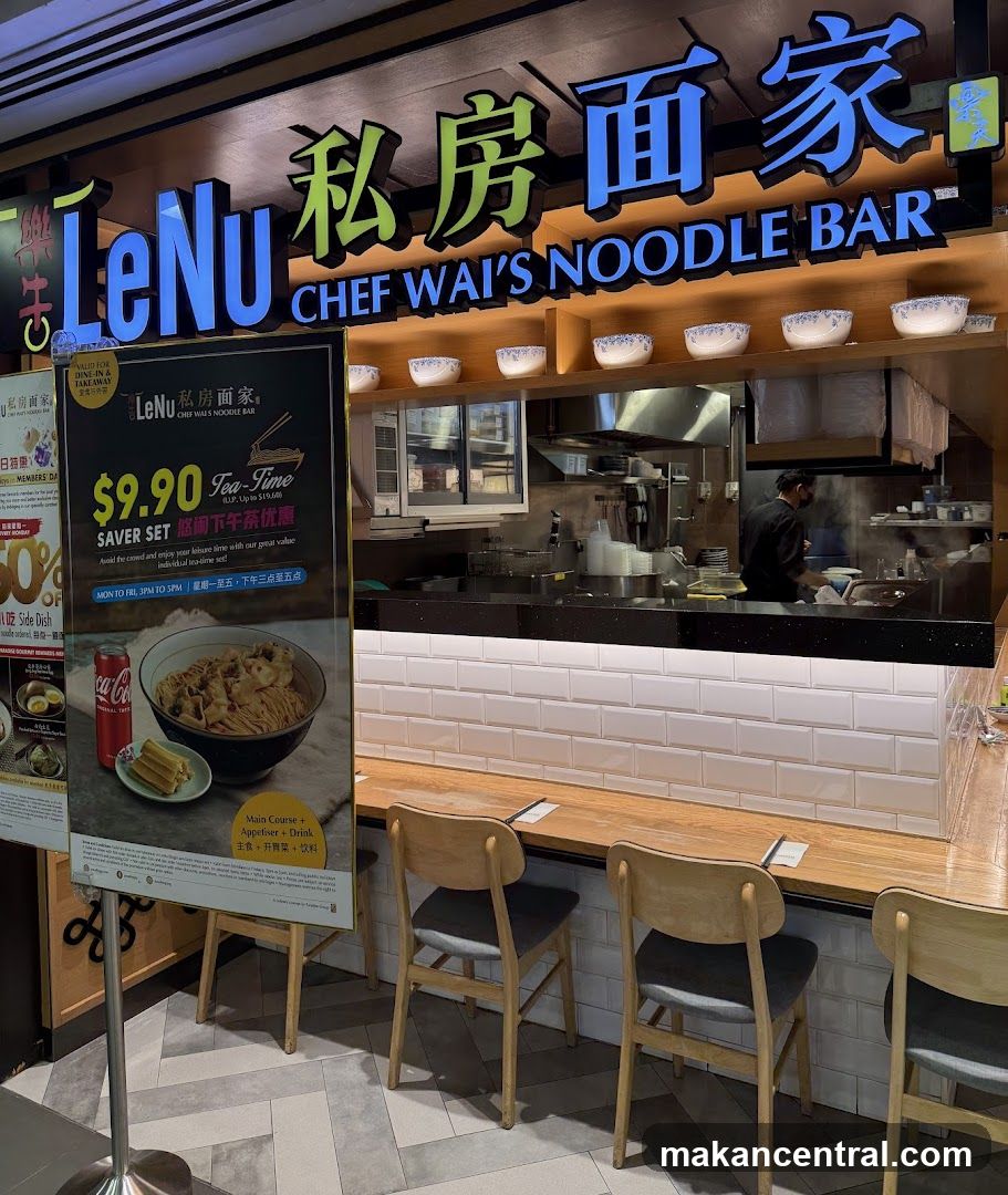LeNu Chef Wai’s Noodle Bar at Bugis Junction