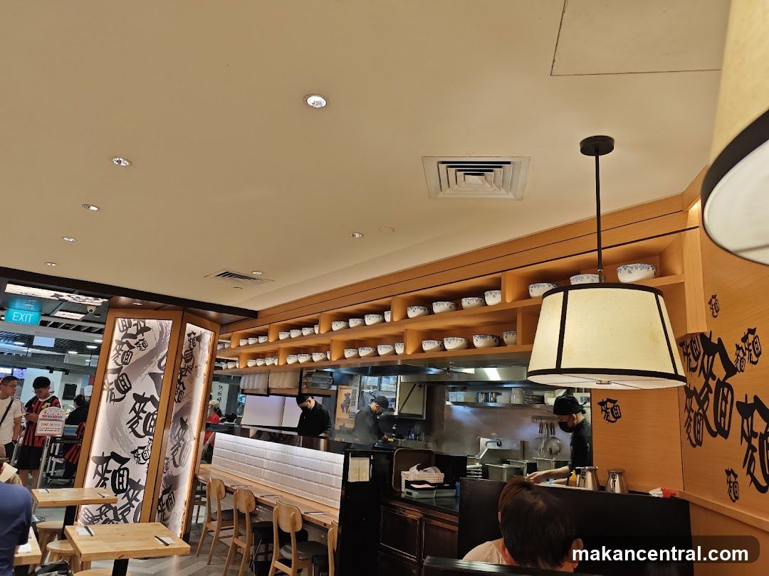 Restaurant Interior with Open Kitchen
