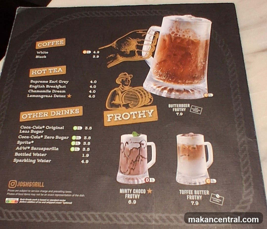 Drinks Menu