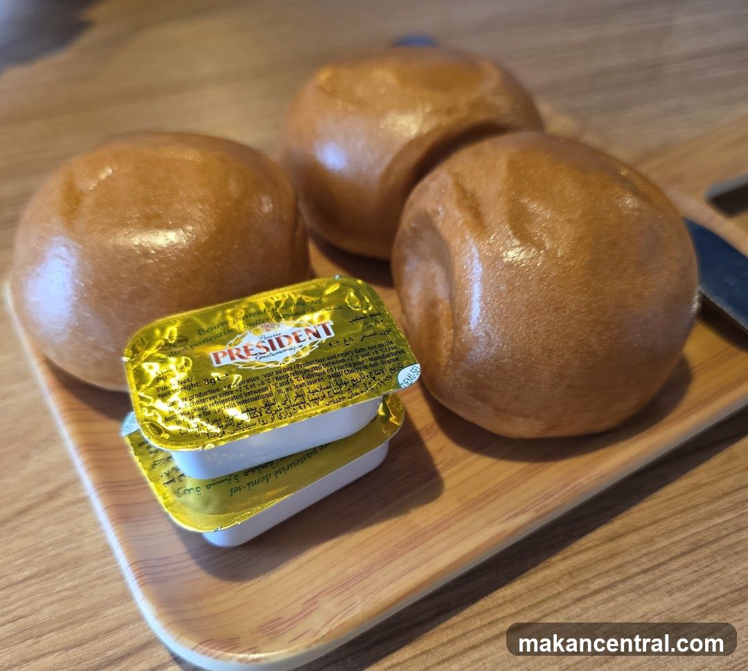 Bread Rolls with Butter