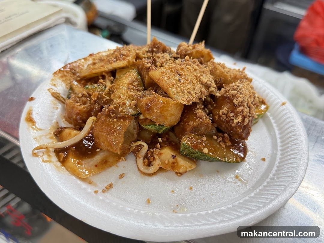 Rojak on a plate