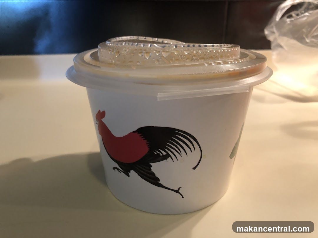 Takeout Container with Rooster Design