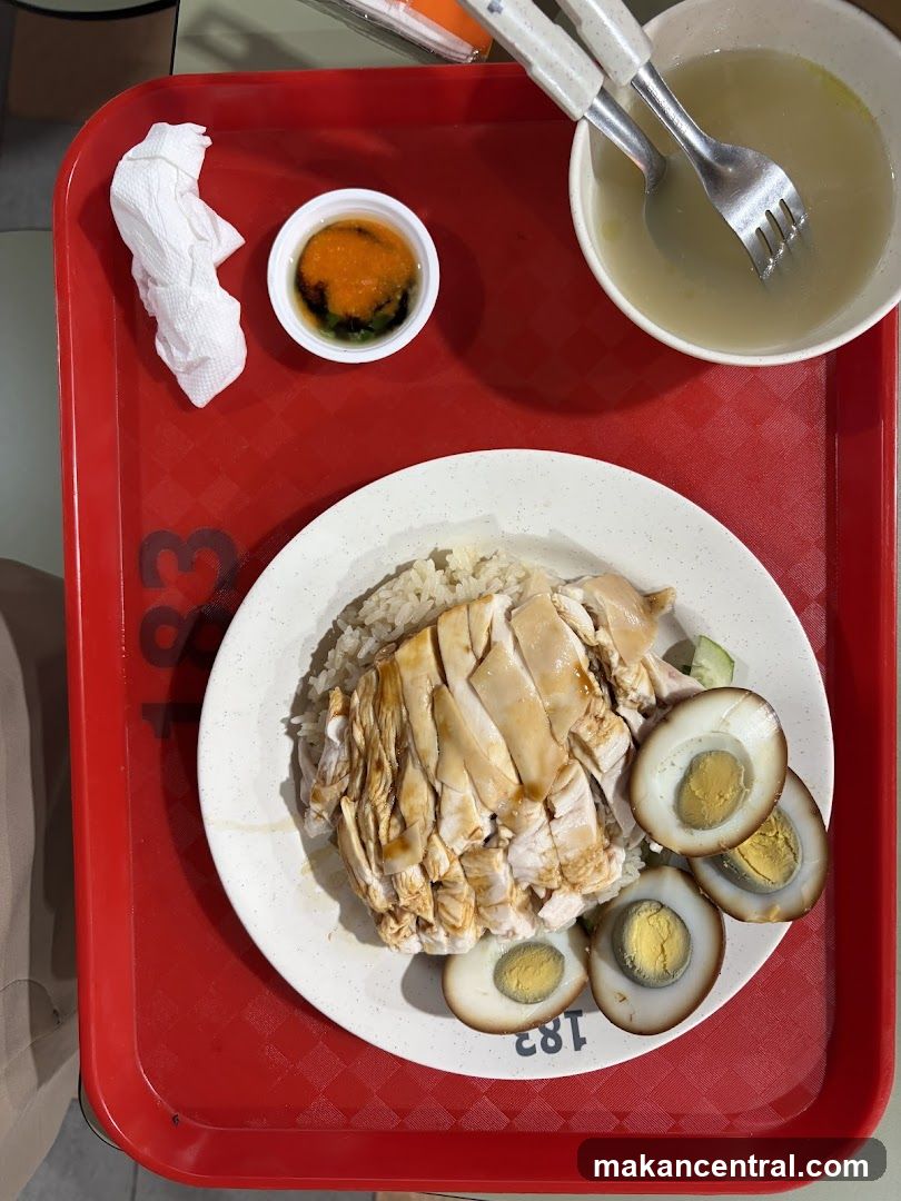 Chicken Rice with Eggs