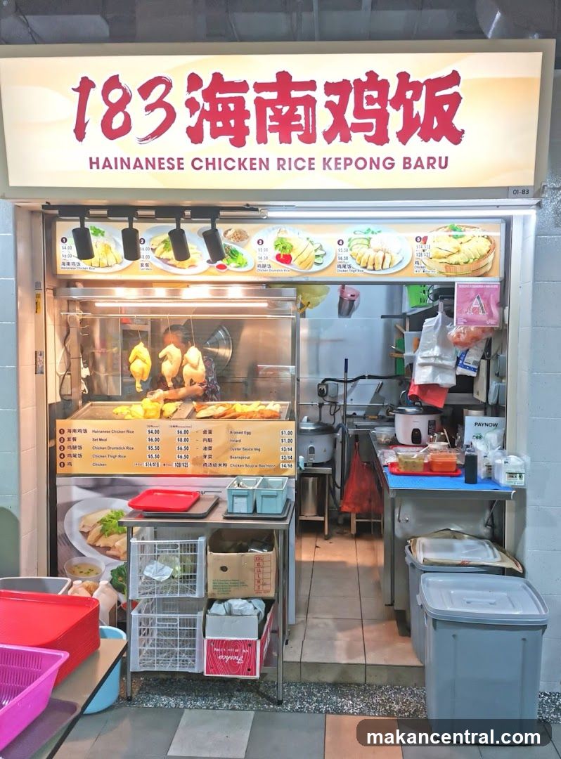 183 Hainanese Chicken Rice Kepong Baru