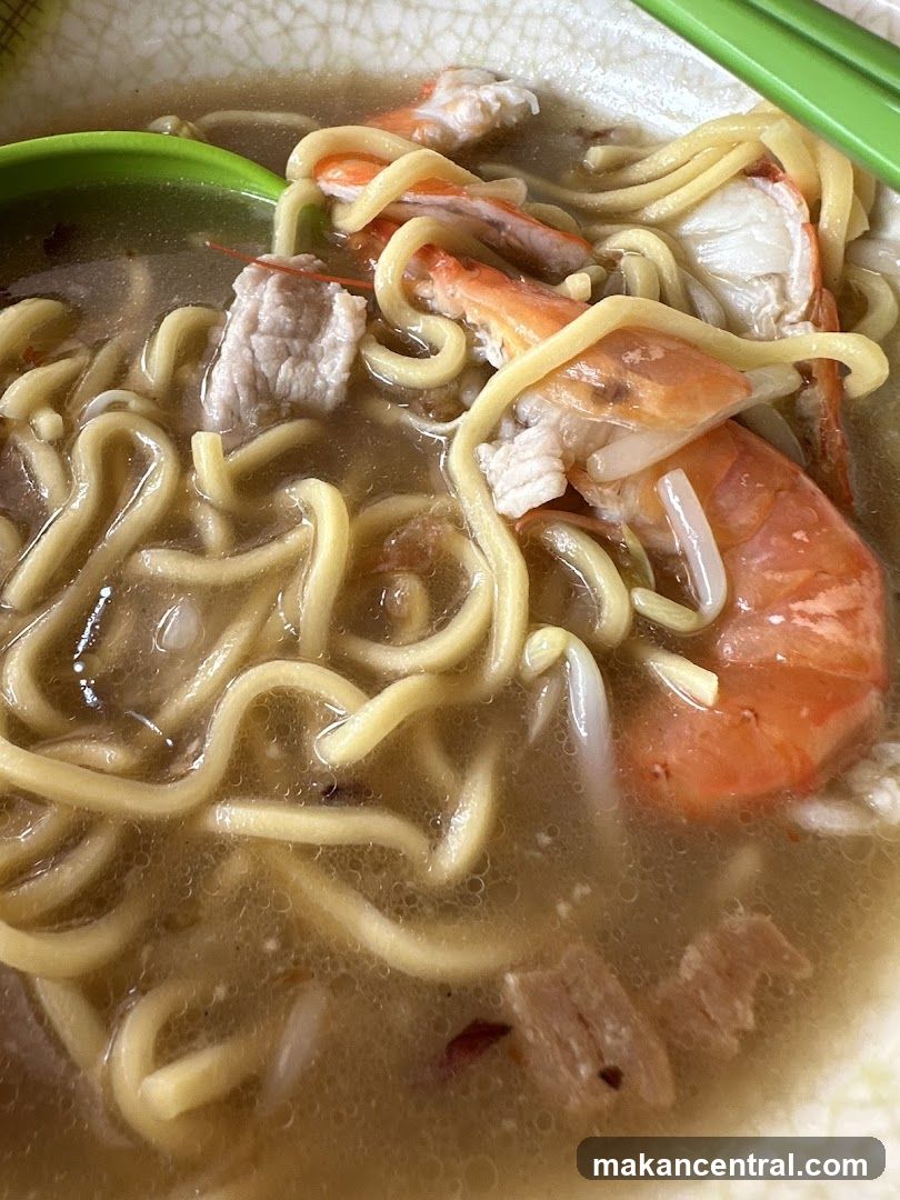Noodle Soup with Shrimp and Pork