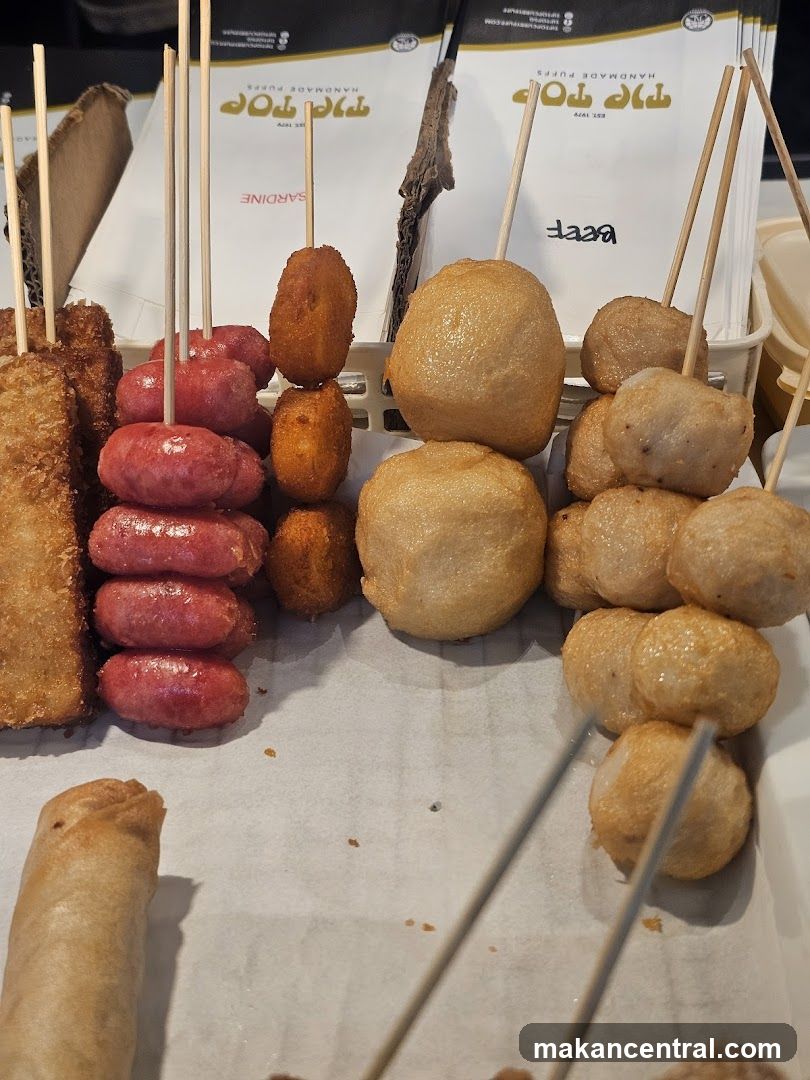 Fried Snacks on Skewers