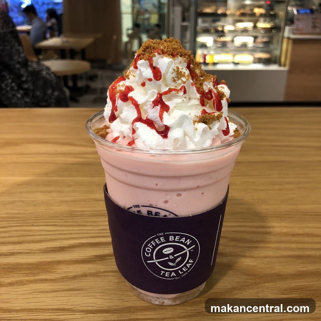 Strawberry Frappuccino with Whipped Cream