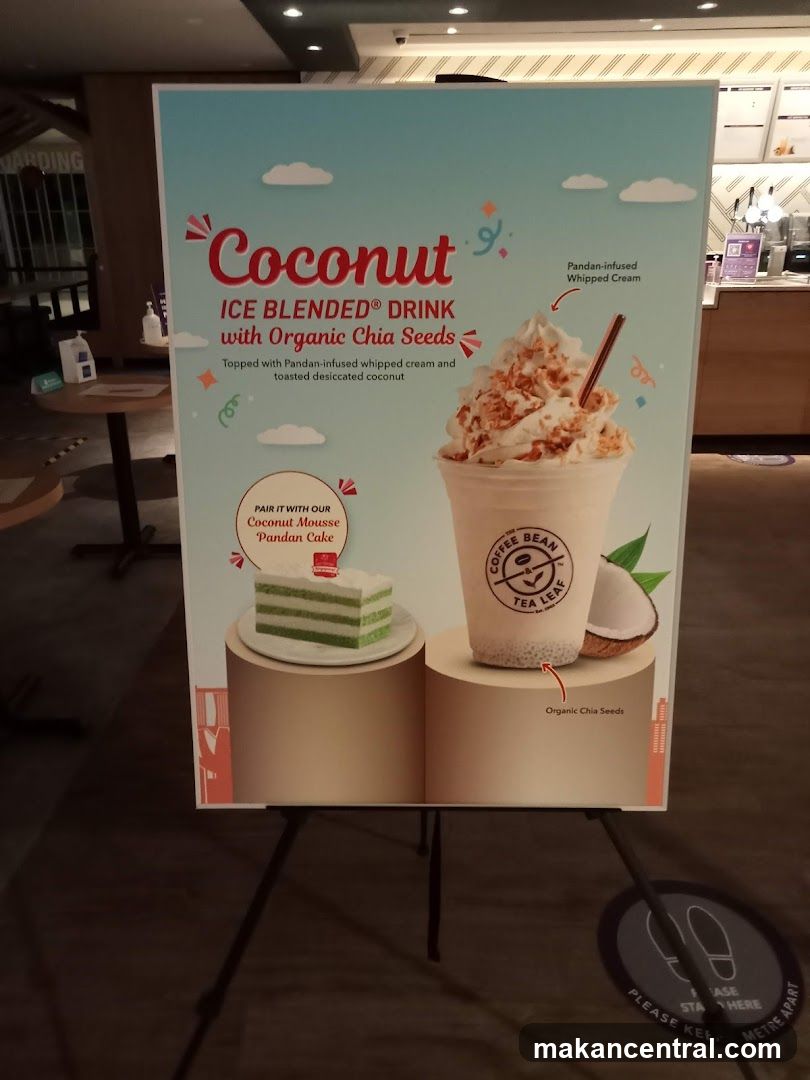 Coconut Ice Blended Drink Promotion