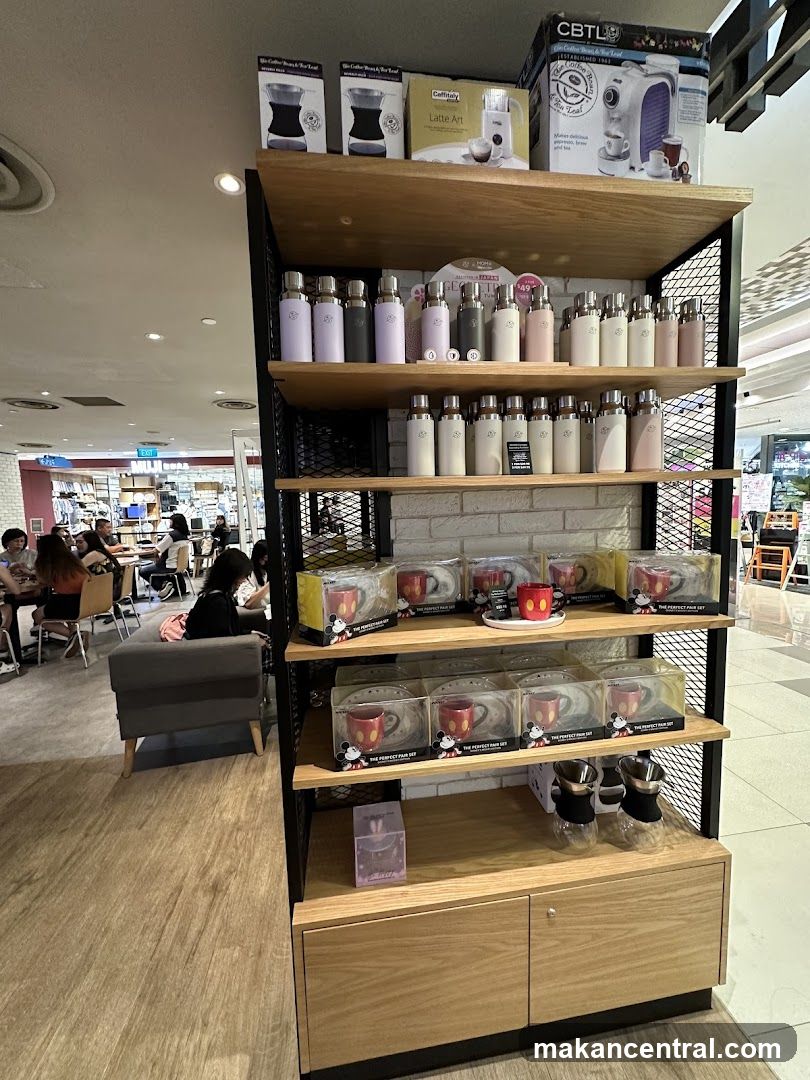 Coffee Shop Merchandise Display
