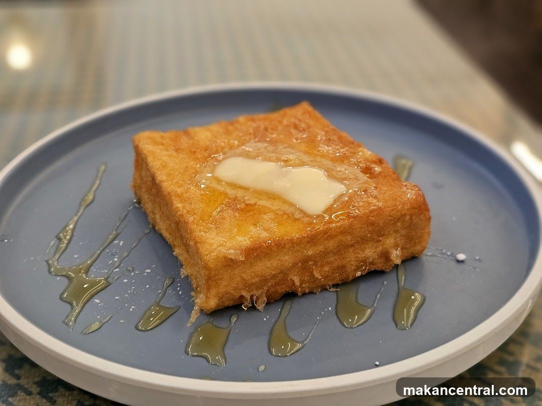 French Toast with Butter and Syrup