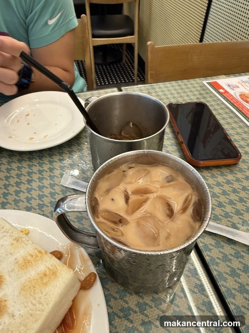 Iced Coffee and Toast