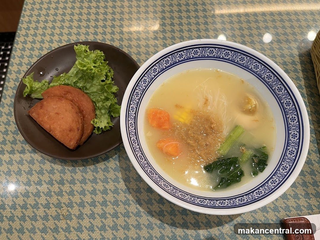 Noodle Soup with Fried Patties