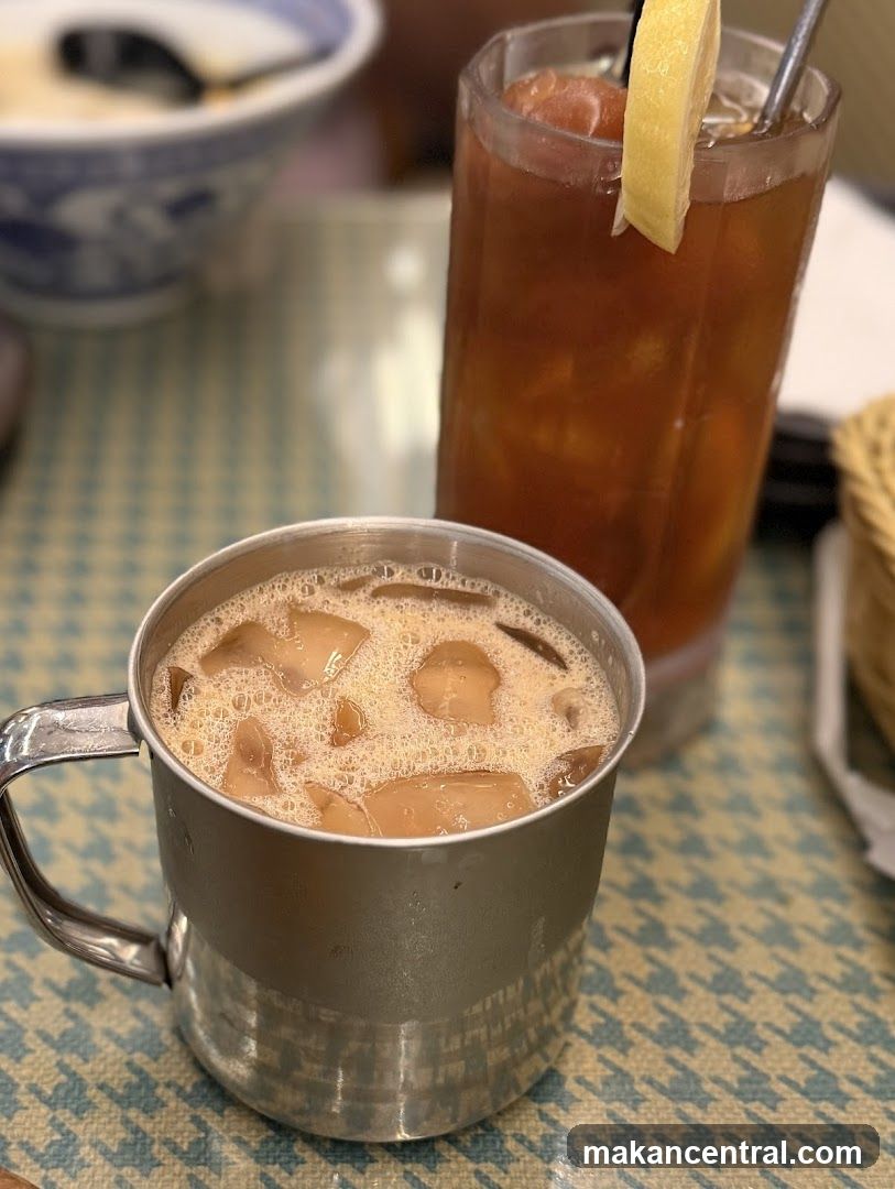 Iced Drinks on Table