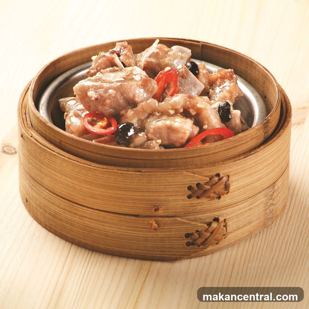 Steamed Pork Ribs with Black Bean Sauce