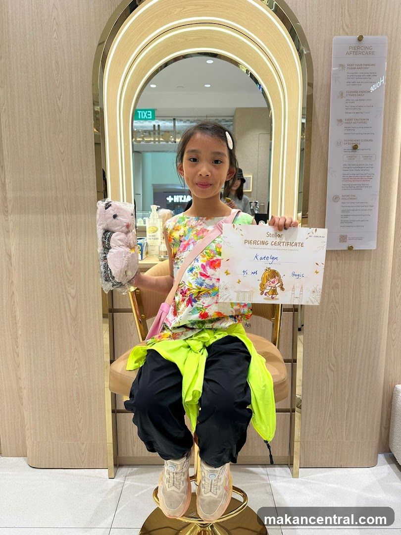 Girl with Piercing Certificate