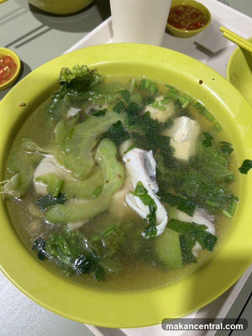 Fish Soup with Bitter Gourd