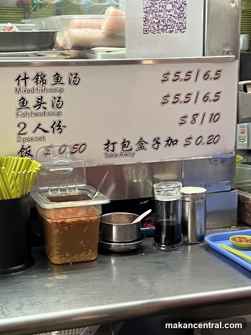 Fish Soup Menu