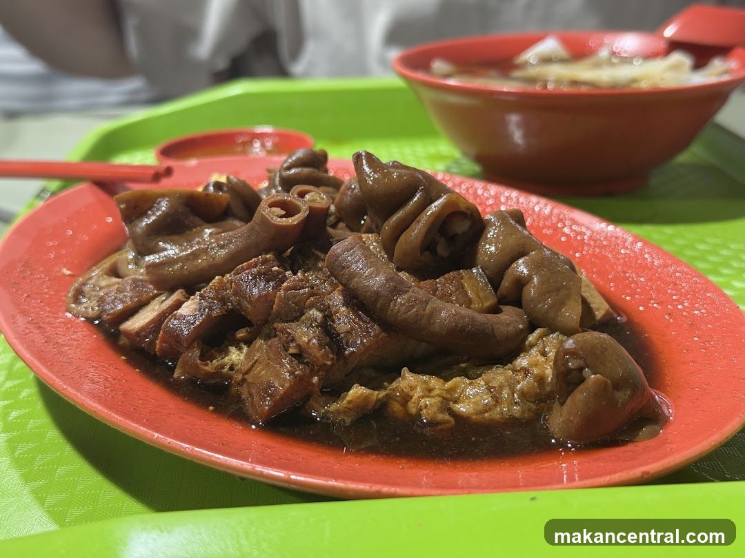 Braised Pork Intestines and Meat