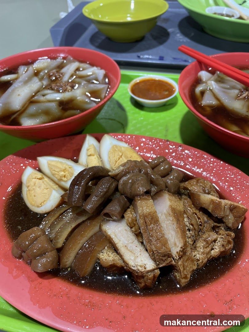 Braised Pork and Eggs with Noodles