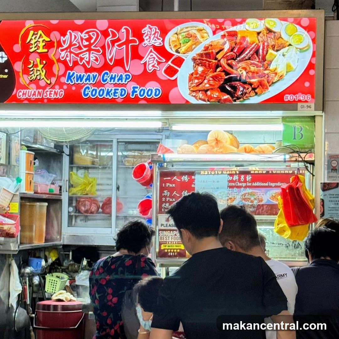 Kway Chap Cooked Food Stall