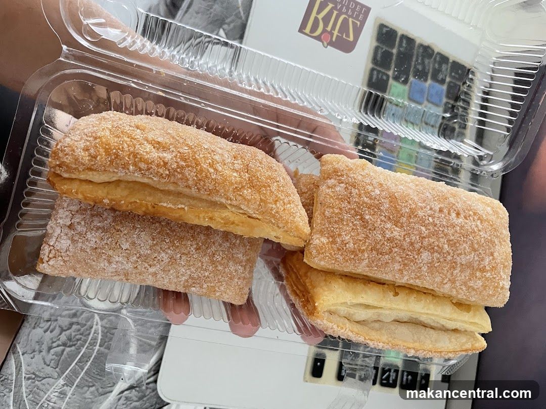 Pastries in a container
