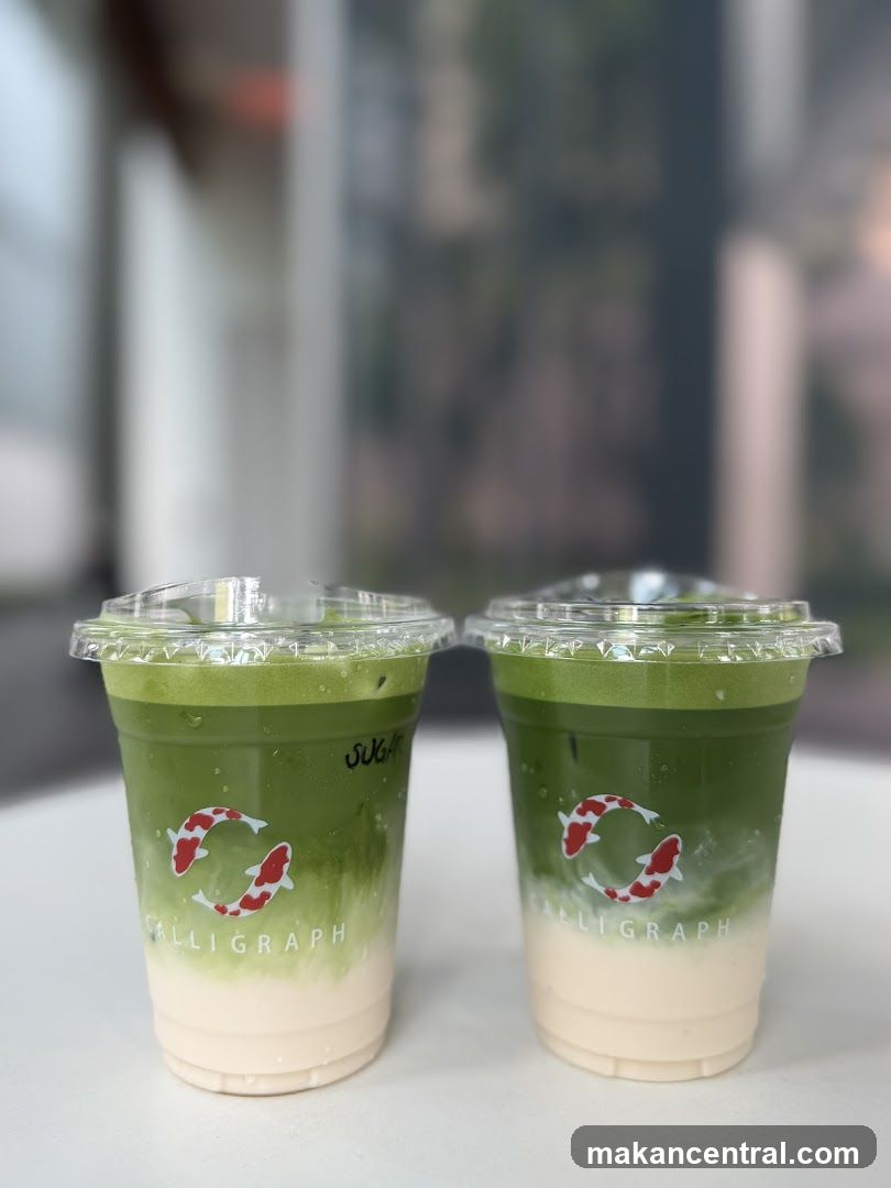Two Matcha Drinks