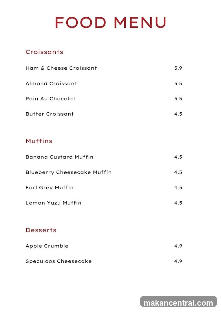 FOOD MENU