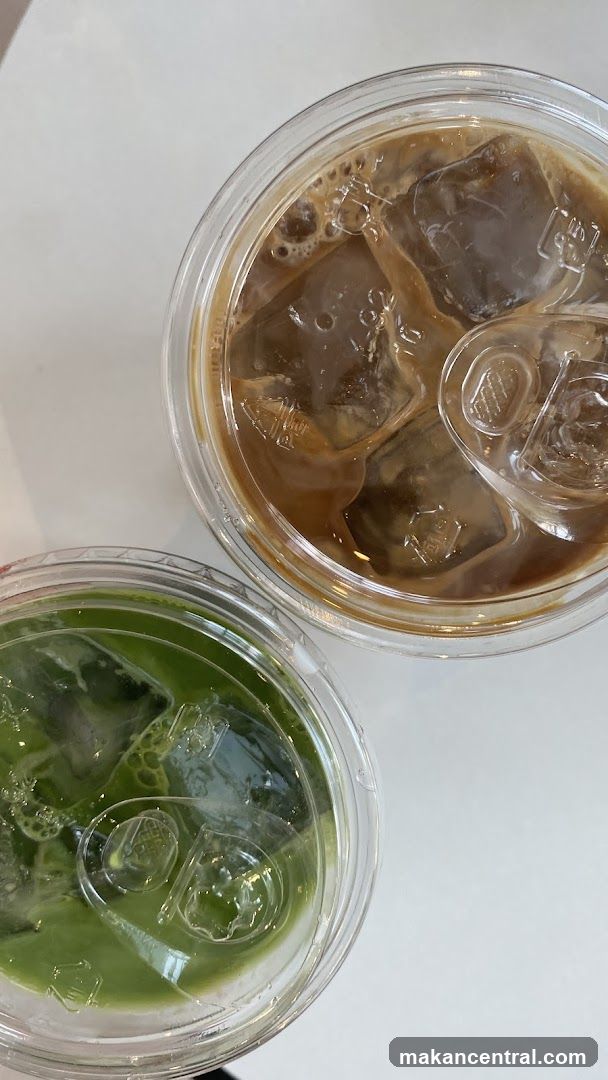 Iced Coffee and Matcha