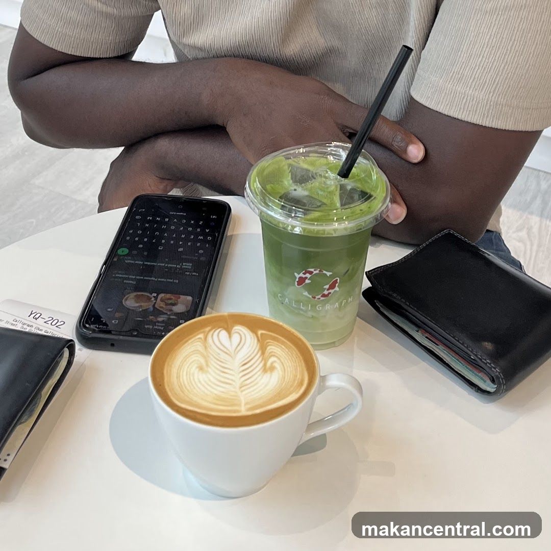 Coffee and Matcha Drink