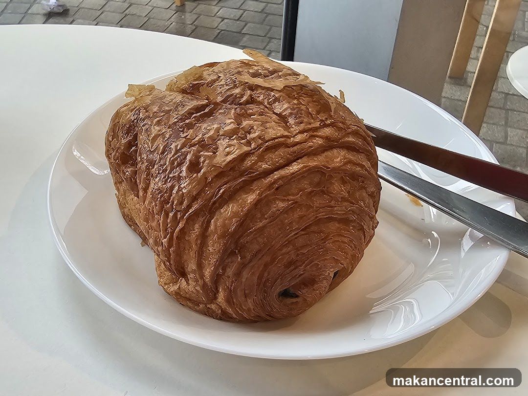 Croissant on a Plate