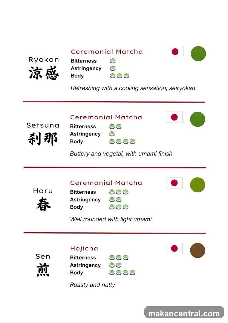 Matcha Menu