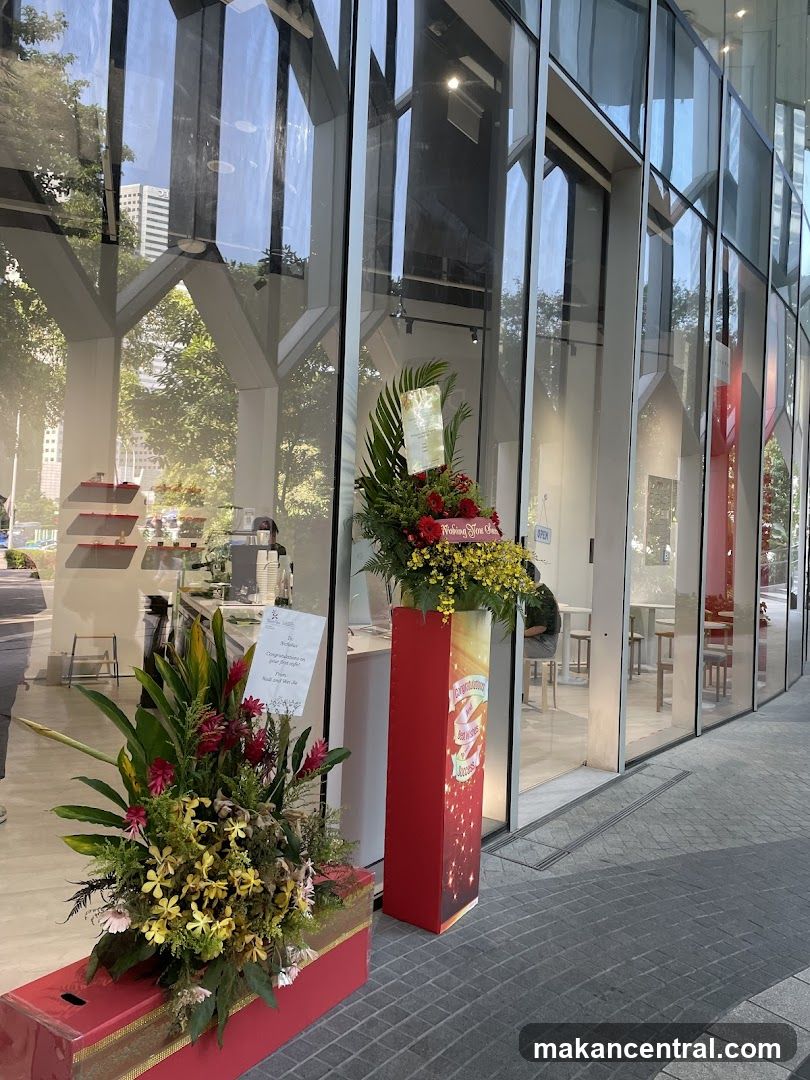 Floral Arrangements Outside Store
