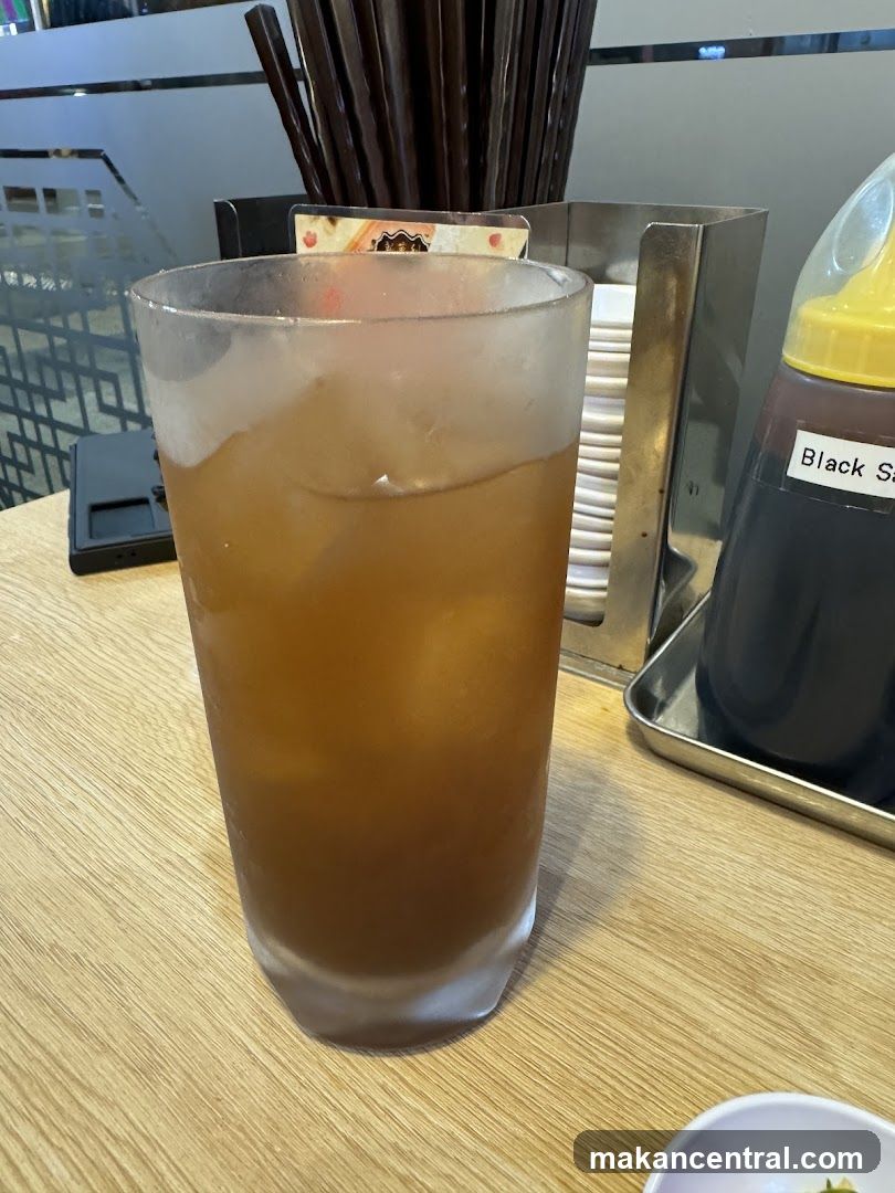 Iced Tea with Condiments