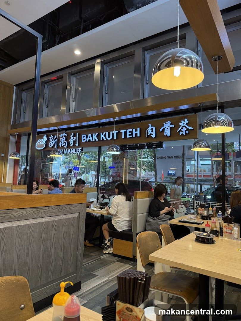Restaurant Interior with Bak Kut Teh Signage