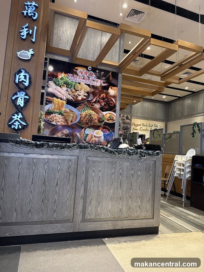 Restaurant Counter with Food Display
