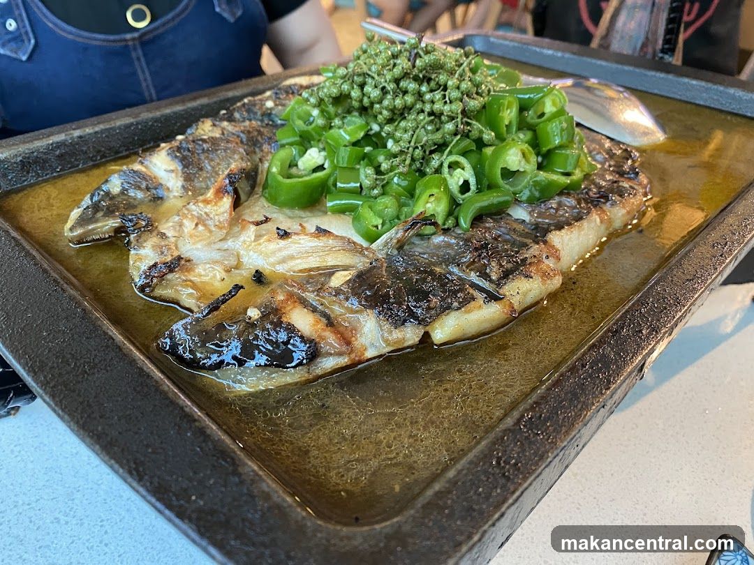 Grilled Fish with Peppers
