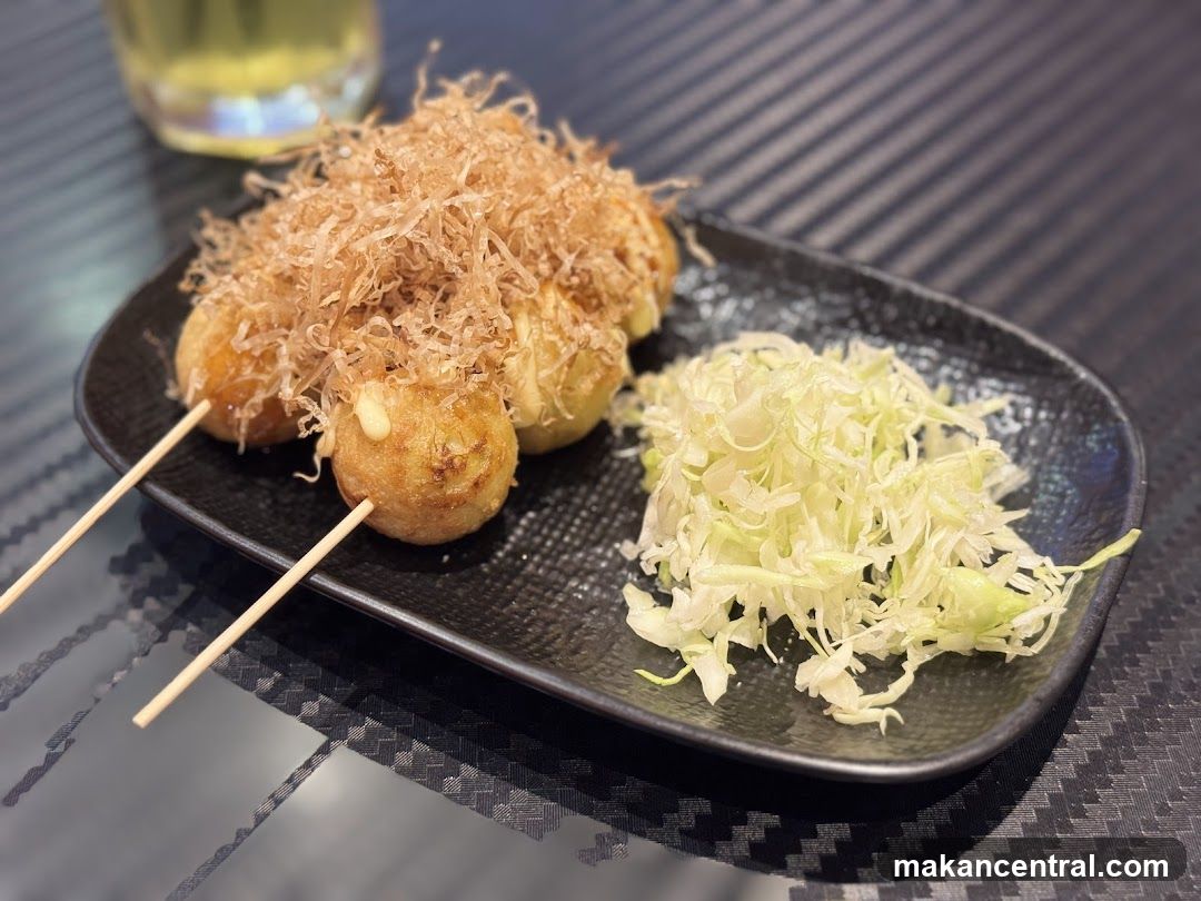 Takoyaki with Shredded Cabbage