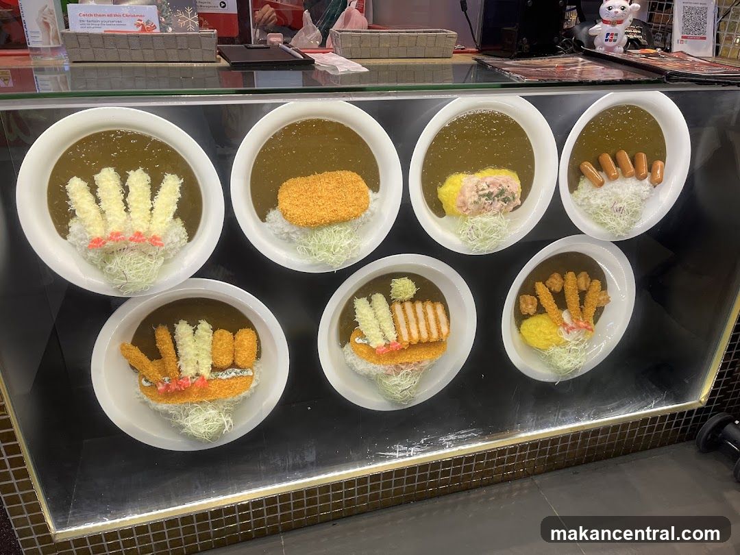 Curry Dishes Display