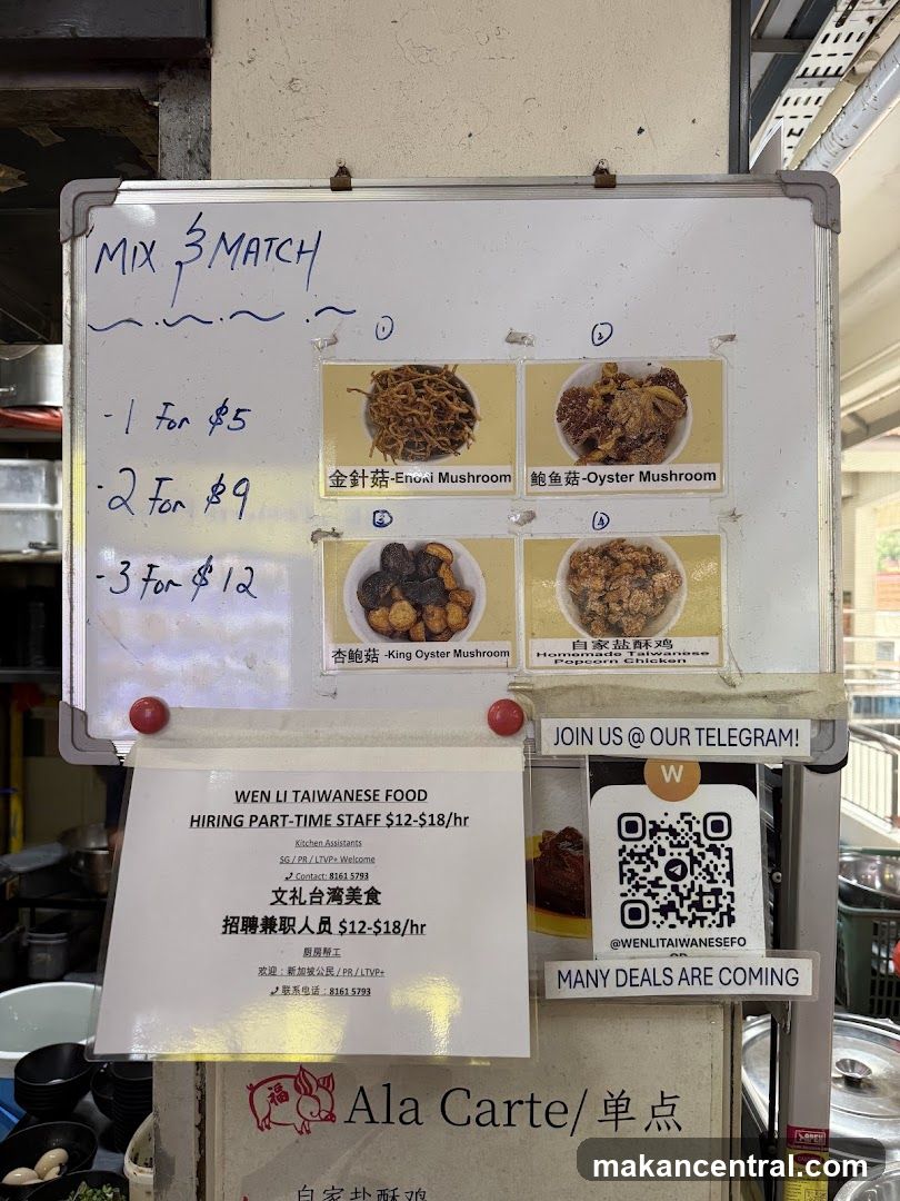 Mix & Match Menu