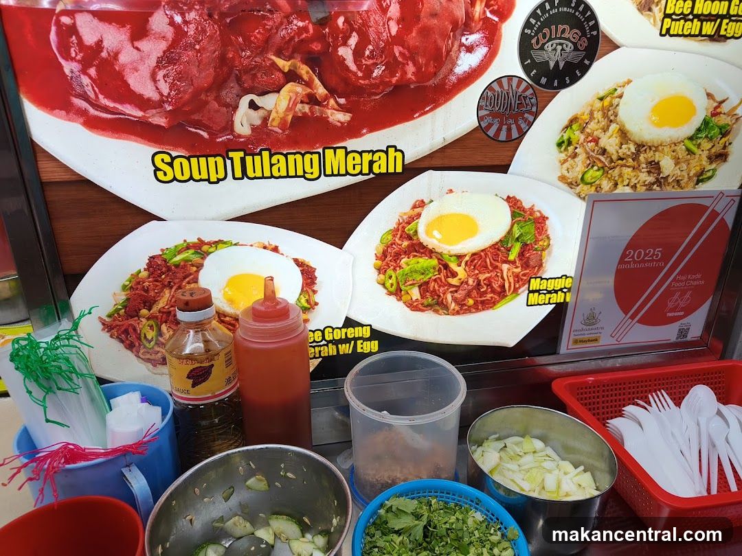 Food stall display