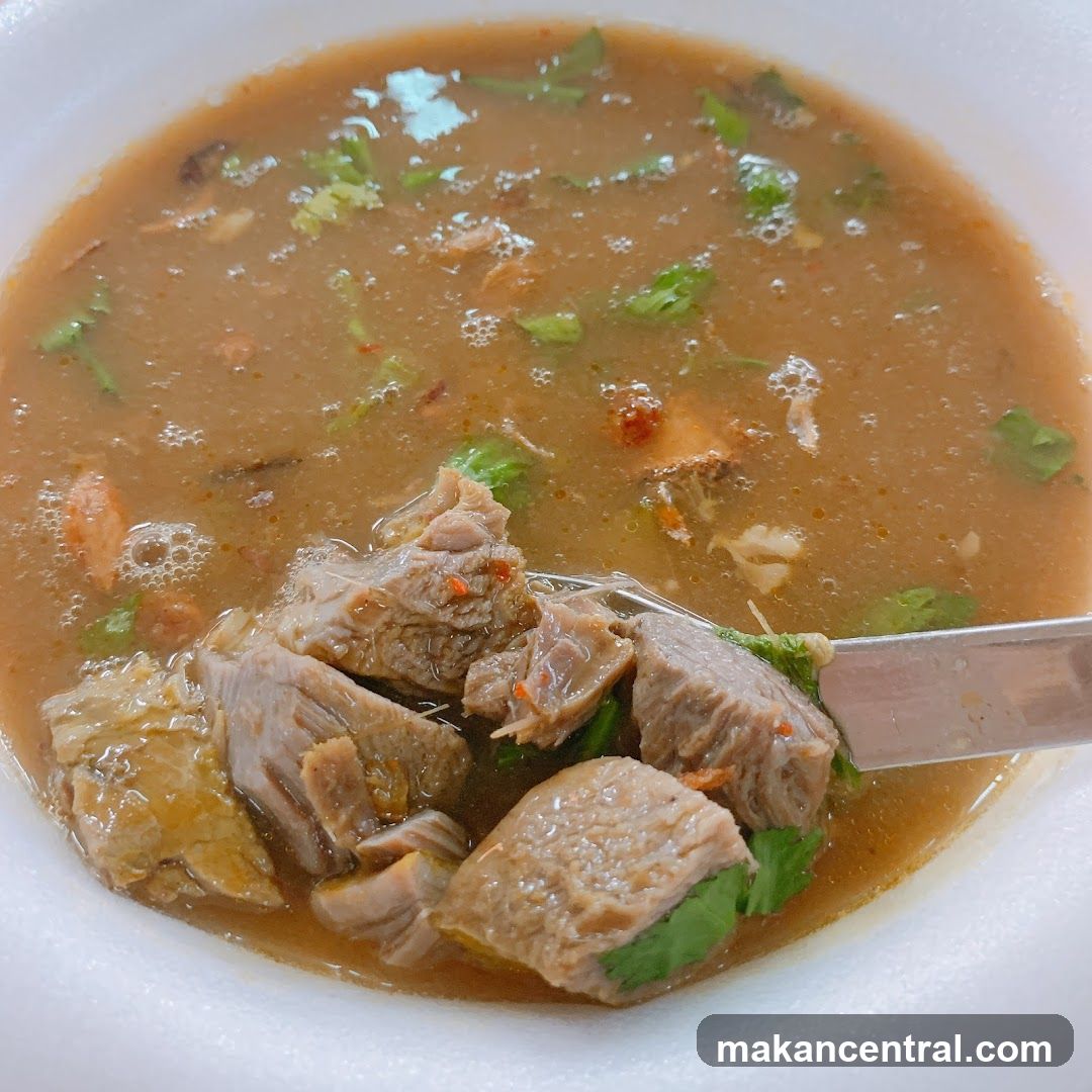 Bowl of Beef Soup