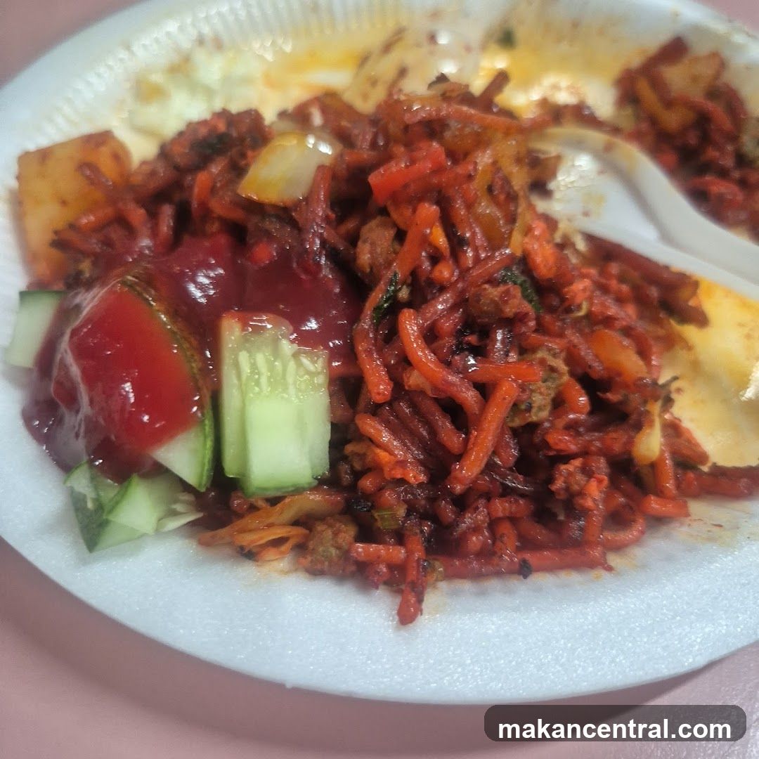 Nasi Lemak with Fried Chicken