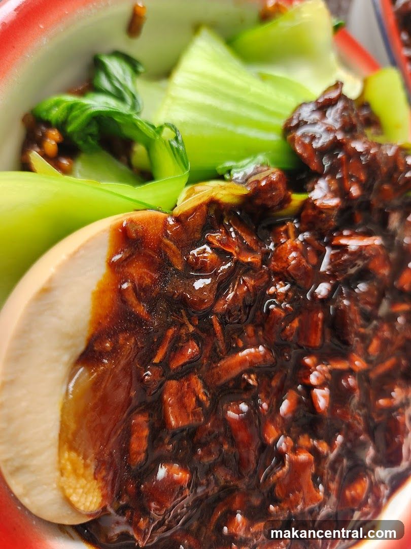 Braised Egg and Bok Choy