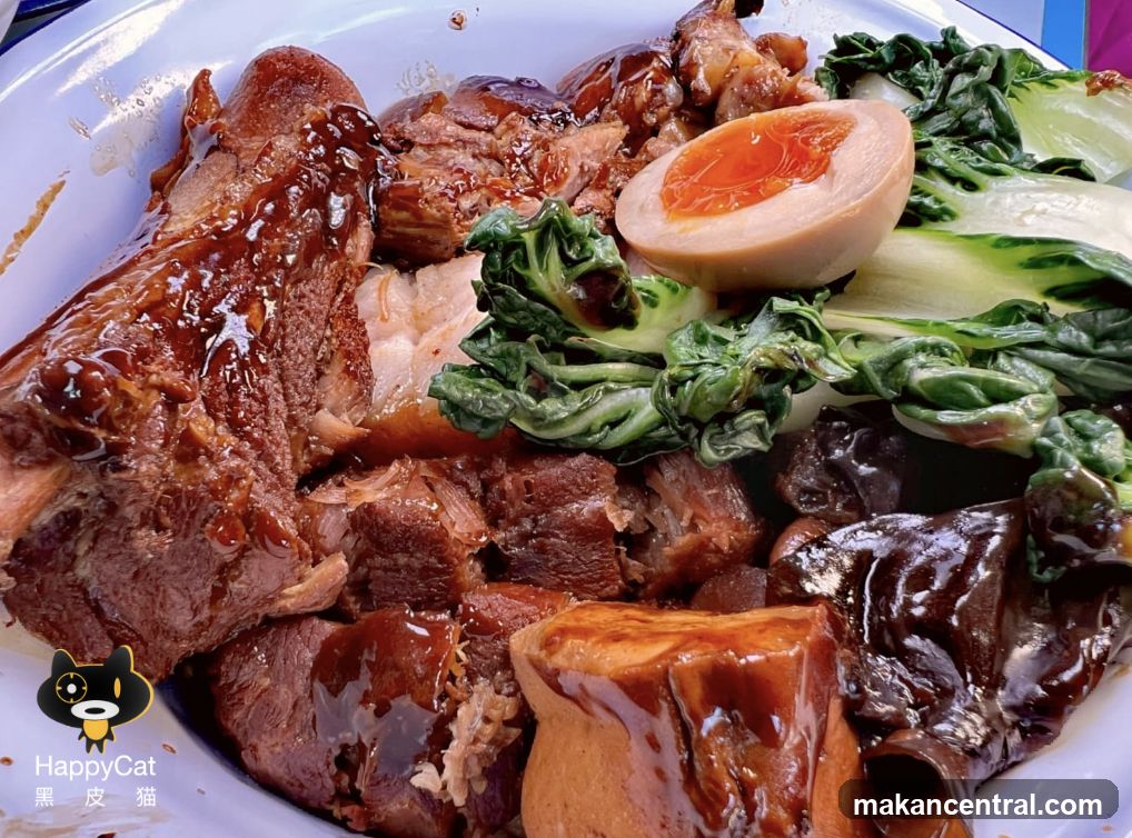 Braised Pork Belly with Egg and Greens