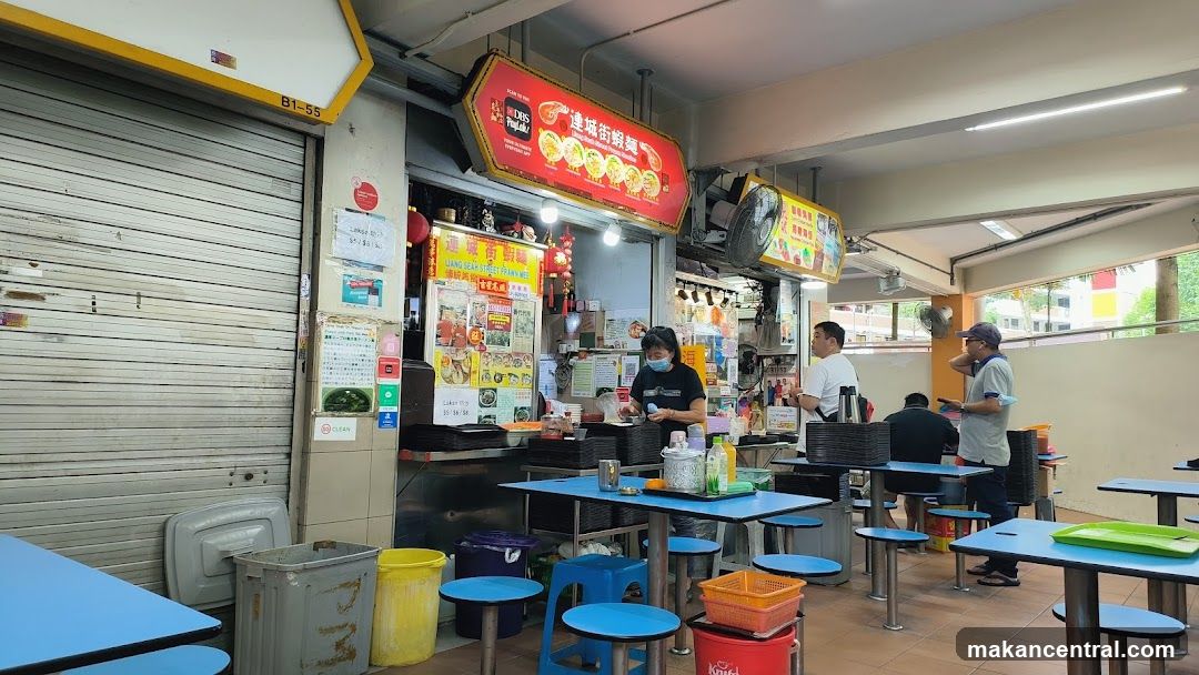 Food Stall with Seating Area